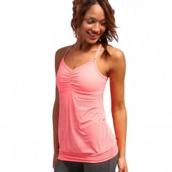 Beyond Yoga Low Back Yoga Cami Tank Top Coral