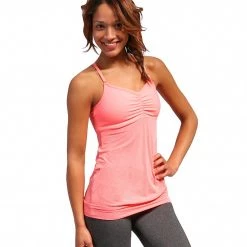 Beyond Yoga Low Back Yoga Cami Tank Top Coral