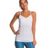 Beyond Yoga Low Back Yoga Cami Tank Top White CLOTHING