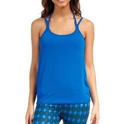 Beyond Yoga Sleek Cami Blue Stripe