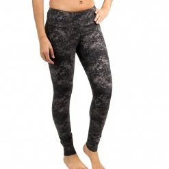 Alo Yoga Airbrush Yoga Leggings Black Texture Print CLOTHING