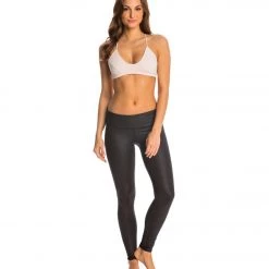 Alo Yoga Airbrush Yoga Leggings Black Glossy