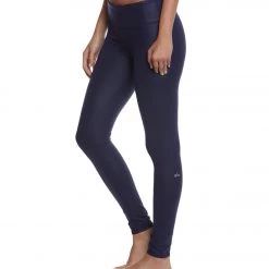 Alo Yoga Airbrush Yoga Leggings Rich Navy Glossy