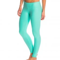 CLOTHING Alo Yoga Airbrush Yoga Leggings Island Green Glossy