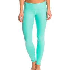 CLOTHING Alo Yoga Airbrush Yoga Leggings Island Green Glossy