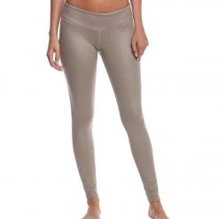 CLOTHING Alo Yoga Airbrush Yoga Leggings Gravel Glossy
