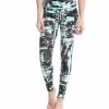 Alo Yoga Airbrush Yoga Leggings Pacific Painted Tiles