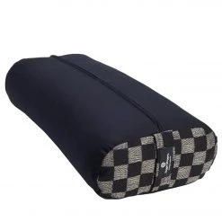 YOGA MATS & PROPS Hugger Mugger Standard Printed Yoga Bolster Checkmate