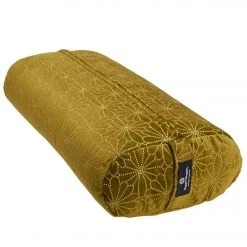 YOGA MATS & PROPS Hugger Mugger Standard Printed Yoga Bolster Retro Olive