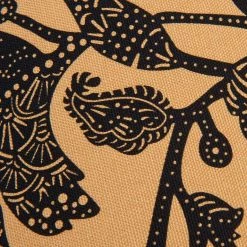 YOGA MATS & PROPS Hugger Mugger Standard Printed Yoga Bolster Caramel Lotus