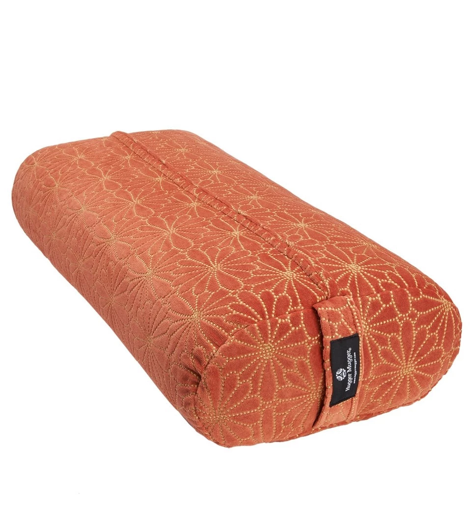 Hugger Mugger Standard Printed Yoga Bolster Vintage Sienna YOGA MATS & PROPS 4 Hugger Mugger Standard Printed Yoga Bolster Vintage Sienna YOGA MATS & PROPS