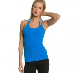 CLOTHING Beyond Yoga Barre Back Cami Deep Sea Blue