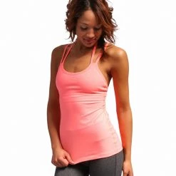 Beyond Yoga Barre Back Cami Coral Fusion CLOTHING 10 Beyond Yoga Barre Back Cami Coral Fusion CLOTHING