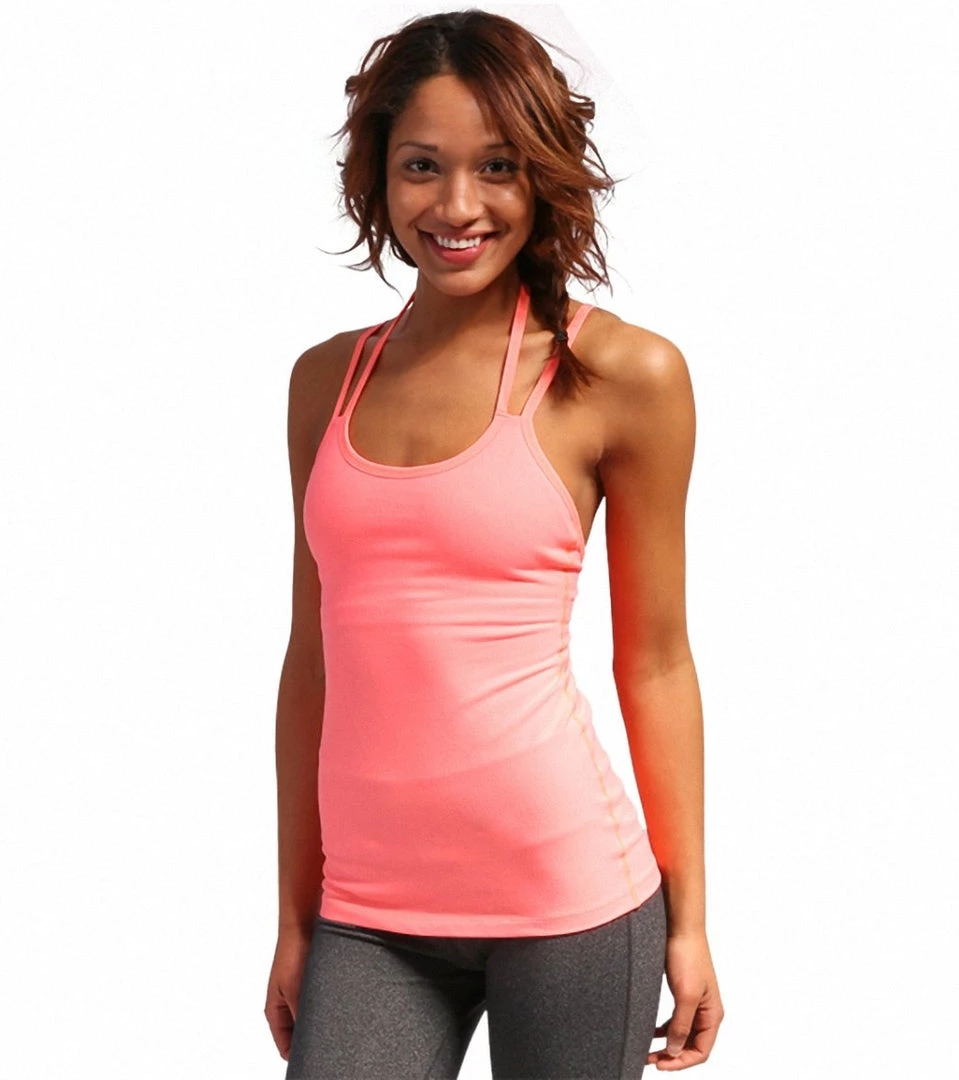 Beyond Yoga Barre Back Cami Coral Fusion CLOTHING 9 Beyond Yoga Barre Back Cami Coral Fusion CLOTHING