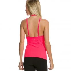 CLOTHING Beyond Yoga Barre Back Cami Neon Berry