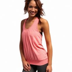 Beyond Yoga Keyhole Tank Coral CLOTHING