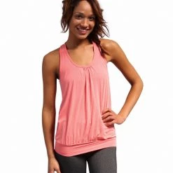 Beyond Yoga Keyhole Tank Coral CLOTHING
