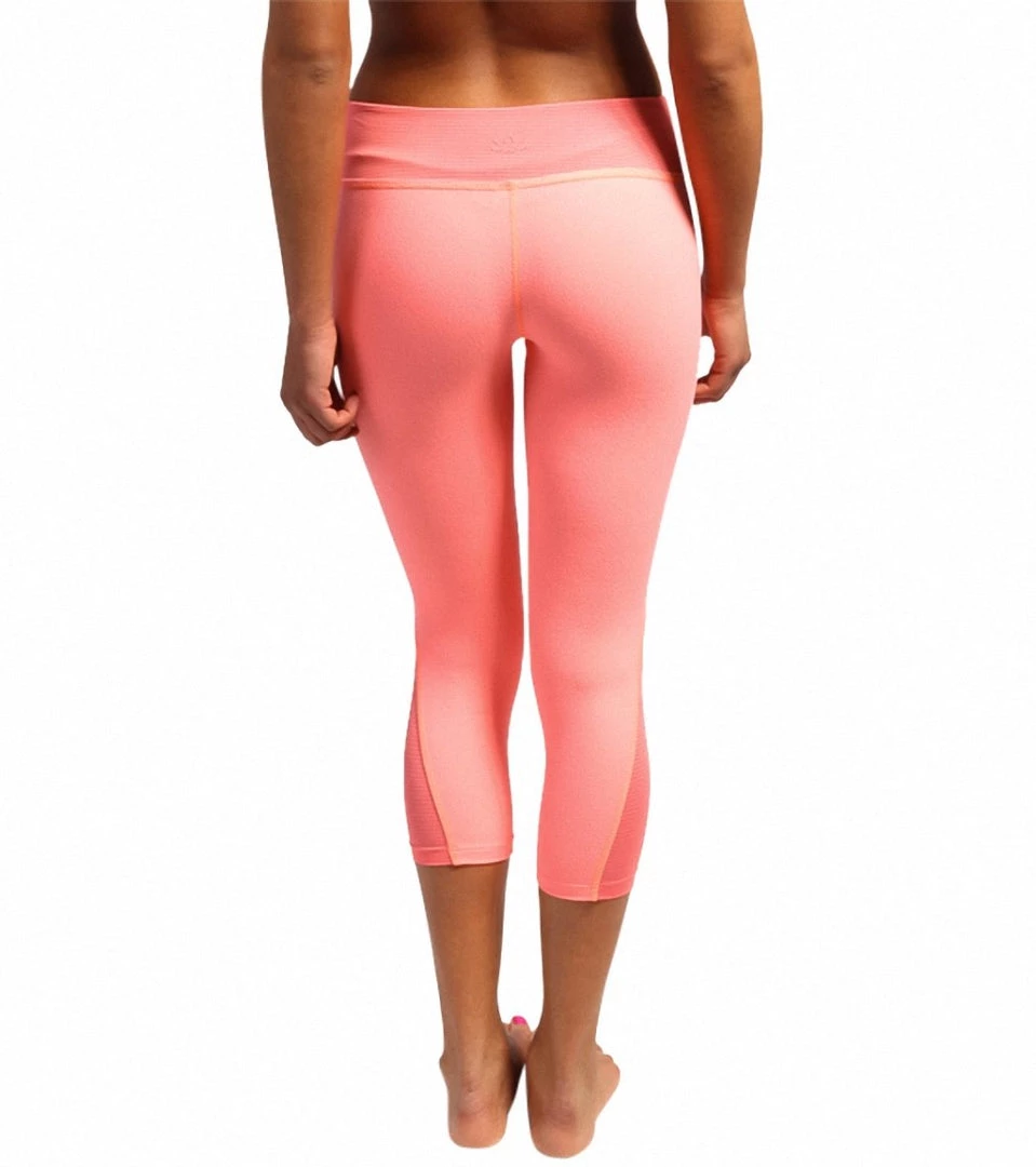 Beyond Yoga Side Triangle Legging Coral CLOTHING 6 Beyond Yoga Side Triangle Legging Coral CLOTHING