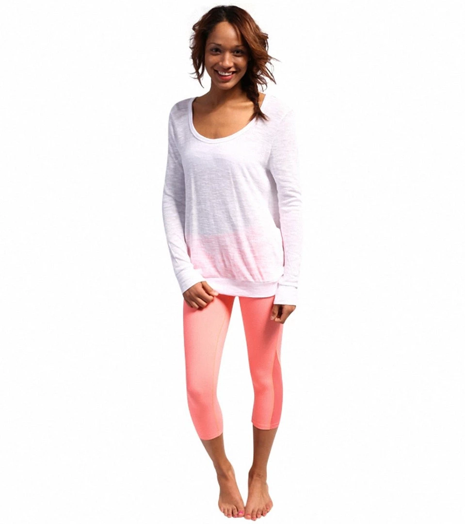 Beyond Yoga Side Triangle Legging Coral CLOTHING 7 Beyond Yoga Side Triangle Legging Coral CLOTHING