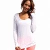 Beyond Yoga Surplice Back Pullover White CLOTHING
