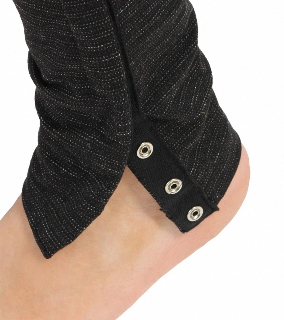 CLOTHING Beyond Yoga Pique Snap Legging Dark Heather Gray 3 CLOTHING Beyond Yoga Pique Snap Legging Dark Heather Gray