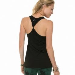 Beyond Yoga Sleek Stripe Twist Racerback Tank Black Stripe CLOTHING 13 Beyond Yoga Sleek Stripe Twist Racerback Tank Black Stripe CLOTHING