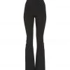 CLOTHING Hard Tail Rolldown Bootleg Flare Pant Black