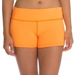 Beyond Yoga Short And Sweet Bright Papaya