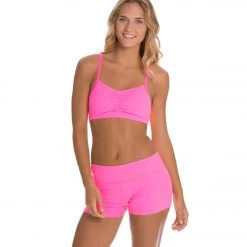 Beyond Yoga Short And Sweet Shocking Pink