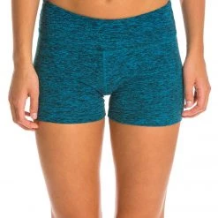 Beyond Yoga Spacedye Essential Short Black-Turqoise Tide