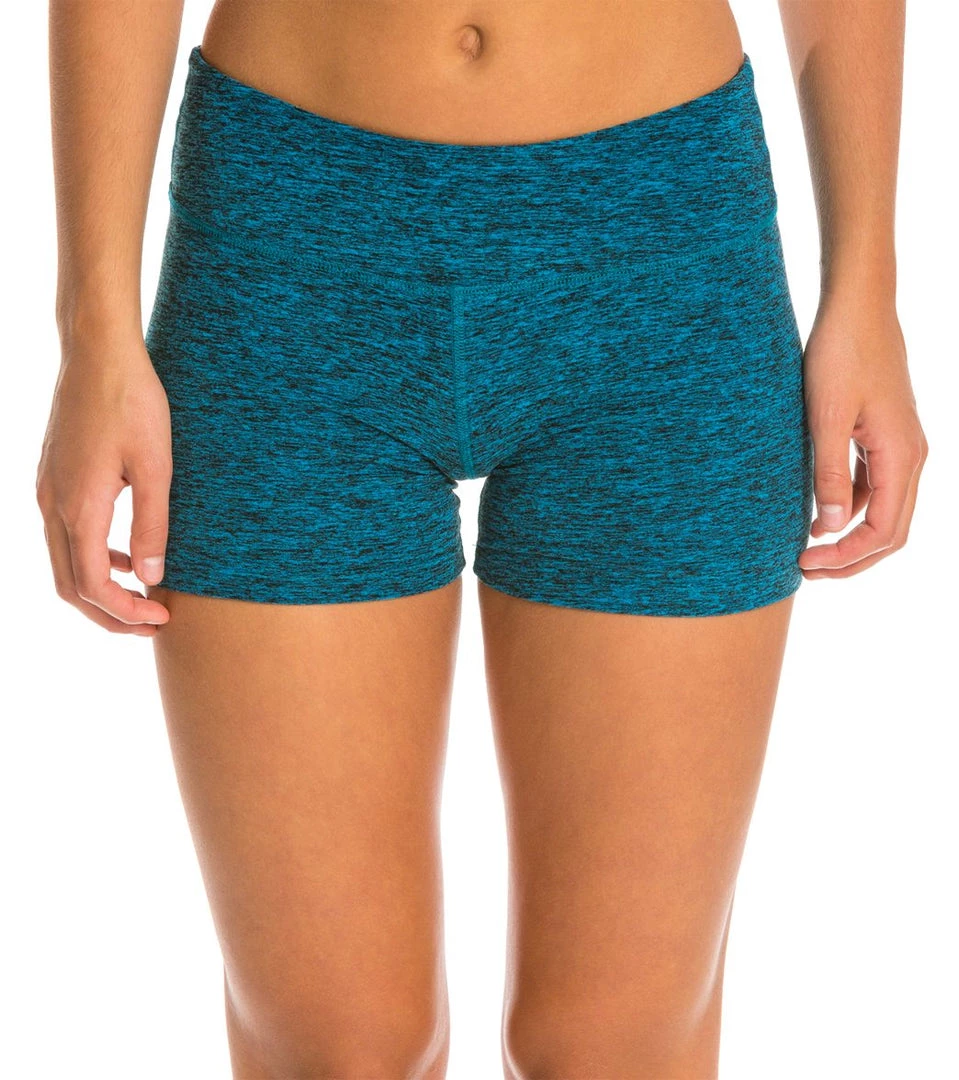 Beyond Yoga Spacedye Essential Short Black-Turqoise Tide 3 Beyond Yoga Spacedye Essential Short Black-Turqoise Tide