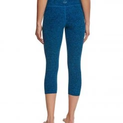 Beyond Yoga Spacedye Yoga Capris Black-Tidal Blue CLOTHING