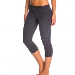 Beyond Yoga Spacedye Yoga Capris Black-Steel
