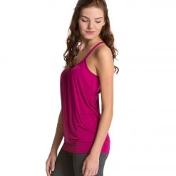 CLOTHING Beyond Yoga Practice Makes Perfect Jersey Cami Sangria