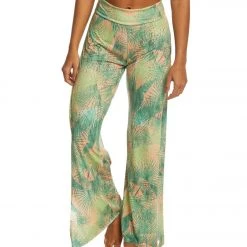 Onzie Pura Vida Yoga Flare Pants Retro Palm CLOTHING 15 Onzie Pura Vida Yoga Flare Pants Retro Palm CLOTHING