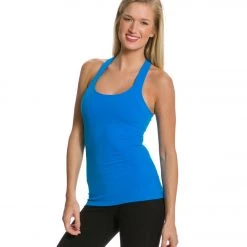 Beyond Yoga Open Back Curved Supplex Tank Deep Sea Blue 8 Beyond Yoga Open Back Curved Supplex Tank Deep Sea Blue