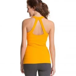 Beyond Yoga Open Back Curved Supplex Tank Harvest Gold CLOTHING 11 Beyond Yoga Open Back Curved Supplex Tank Harvest Gold CLOTHING