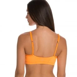 Beyond Yoga Multicross Yoga Sports Bra Bright Papaya CLOTHING