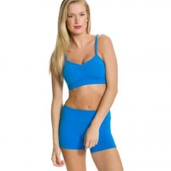 Beyond Yoga Multicross Yoga Sports Bra Deep Sea Blue CLOTHING