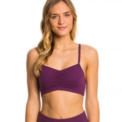 Beyond Yoga Multicross Yoga Sports Bra Imperial Violet