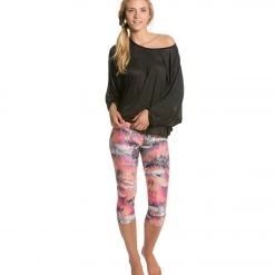 Yak & Yeti Cotton Flow Long Sleeve Top Black