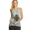 CLOTHING Yak & Yeti Daytrip Cross Tank Grey