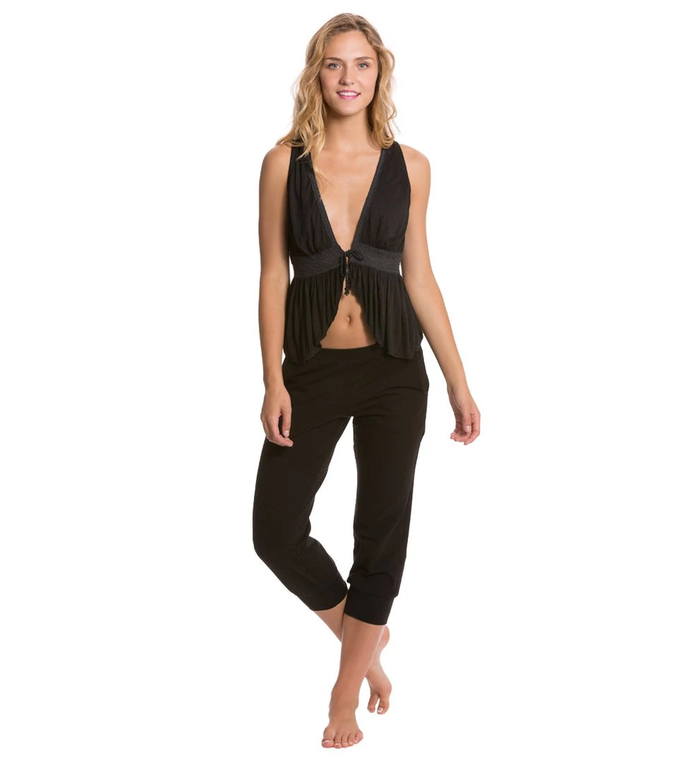 CLOTHING Yak & Yeti Gypsy Ruffle Waistcoat Black 6 CLOTHING Yak & Yeti Gypsy Ruffle Waistcoat Black