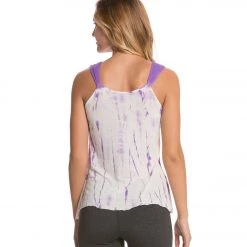 CLOTHING Yak & Yeti Bohemian Ruffle Tank Purple 9 CLOTHING Yak & Yeti Bohemian Ruffle Tank Purple