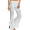 Yak & Yeti Flowy Cotton Cut Out Yoga Pants White CLOTHING
