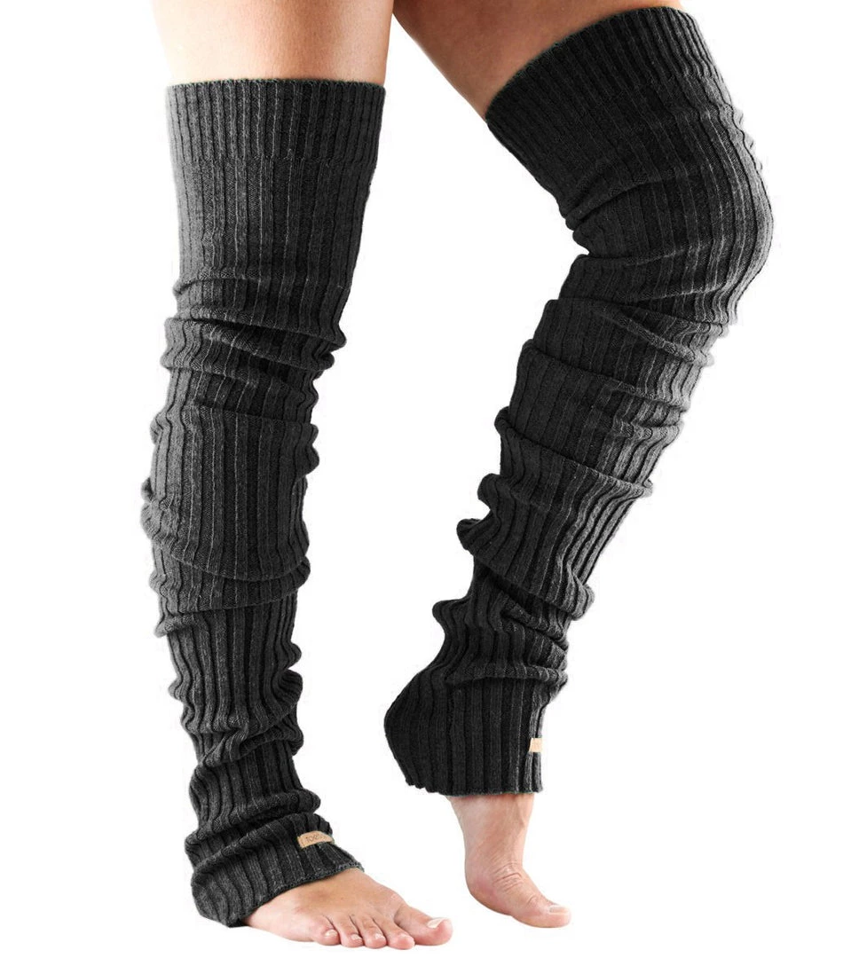 Toesox Thigh High Leg Warmers Black CLOTHING 5 Toesox Thigh High Leg Warmers Black CLOTHING
