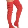 Toesox Thigh High Leg Warmers Coral CLOTHING