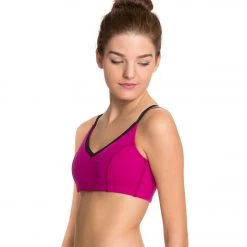 Beyond Yoga Strappy Back Yoga Sports Bra Sangria CLOTHING