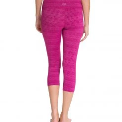 Beyond Yoga Stripe-Hype Capris Heather Sangria Stripe 11 Beyond Yoga Stripe-Hype Capris Heather Sangria Stripe