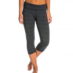 Beyond Yoga Stripe-Hype Capris Black